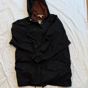 Vintage Hanna Andersson Black Hooded Windbreaker